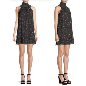 Bailey 44 Black Floral Mini Dress